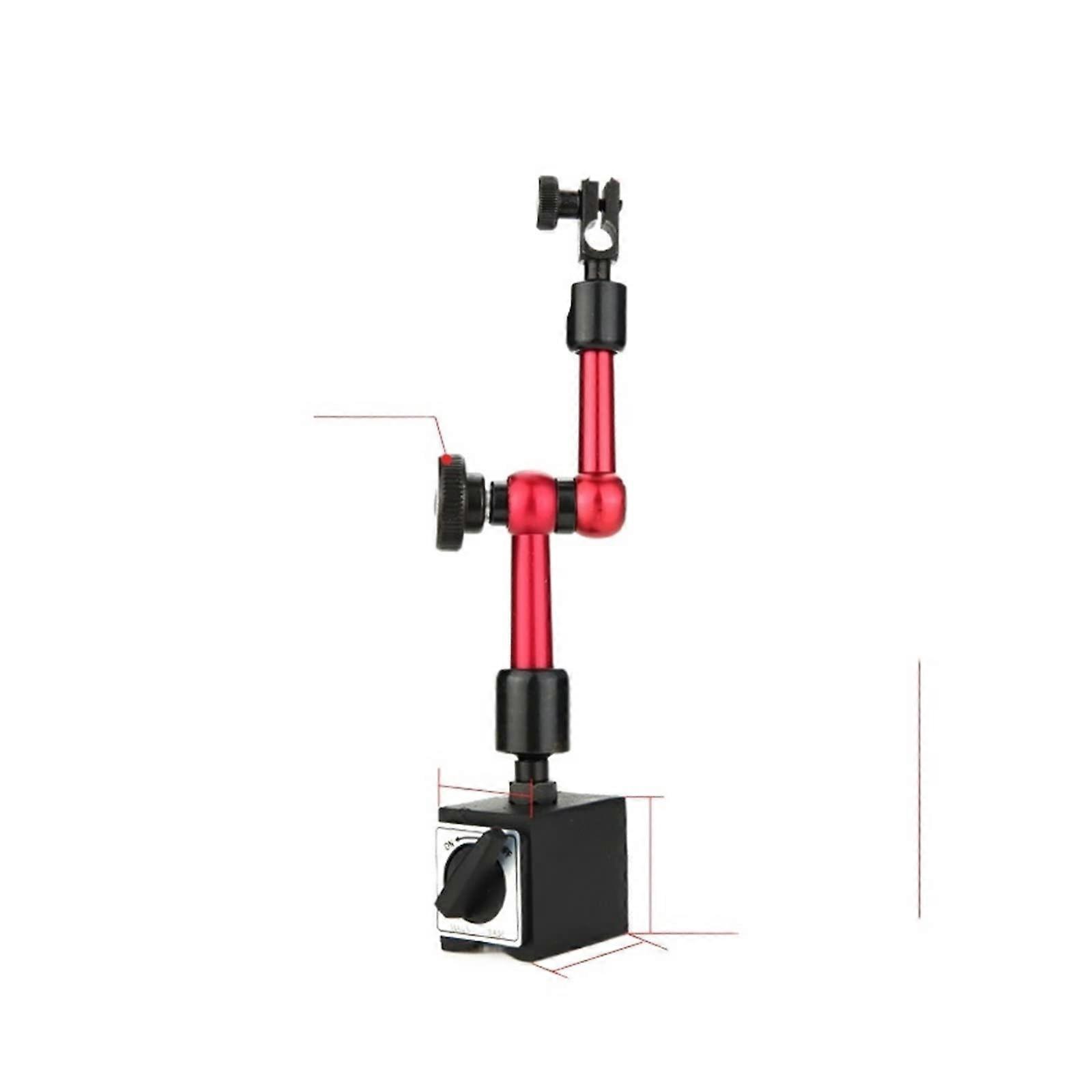 Dial Indicator Magnetic Comparator Gauge with Magnetic Stand Base, Precision Measurement Tool for Micrometer and Hour Type Indicators