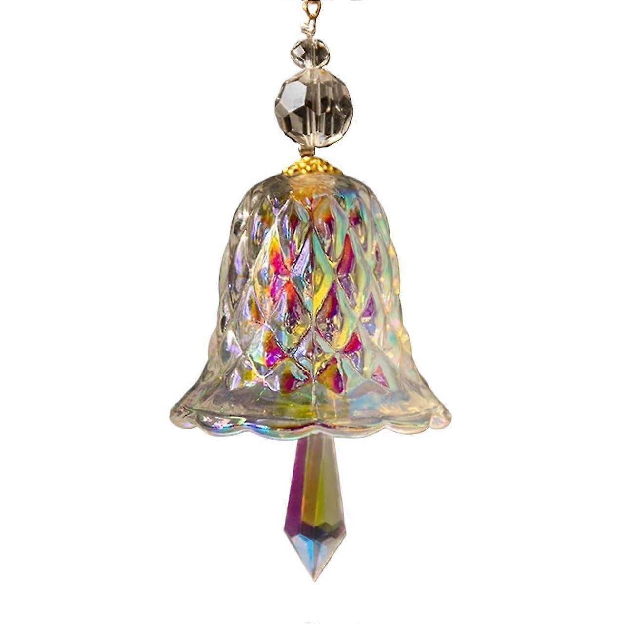 Wind Chimes Crystal Glass Prism Rainbow Maker 1 Pc Car Pendant Window Garden Decoration