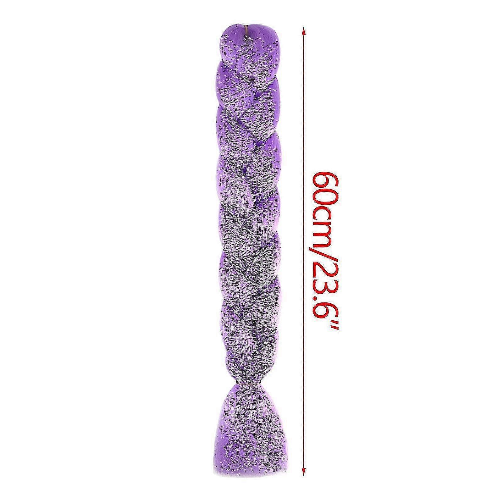 24 Inch Large Braid Luminous Fluorescent Large Braid