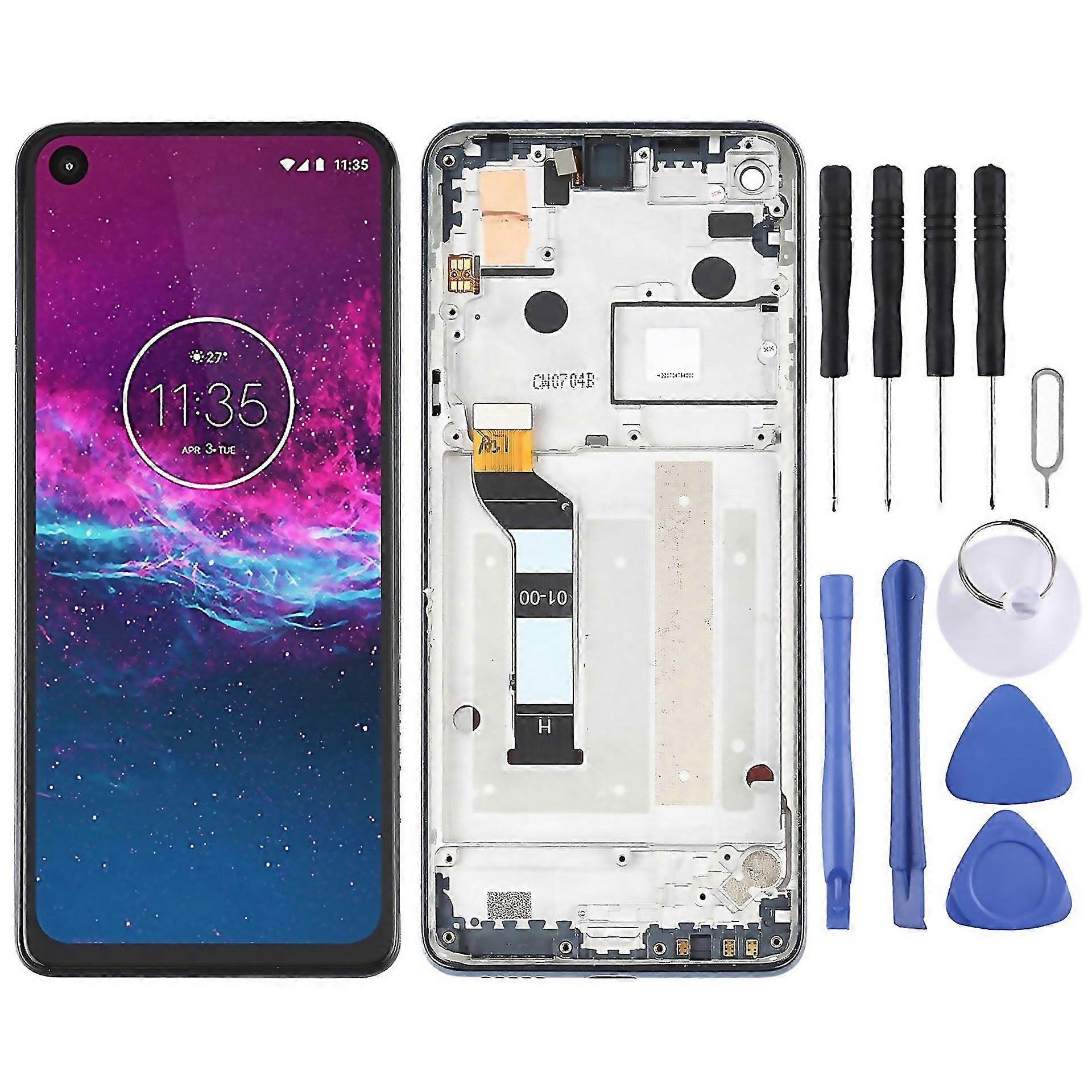 For Compatible Lcd Screen For Motorola One Action Xt20131 Xt20132 Xt20134 Digitizer Full Assembly Wi