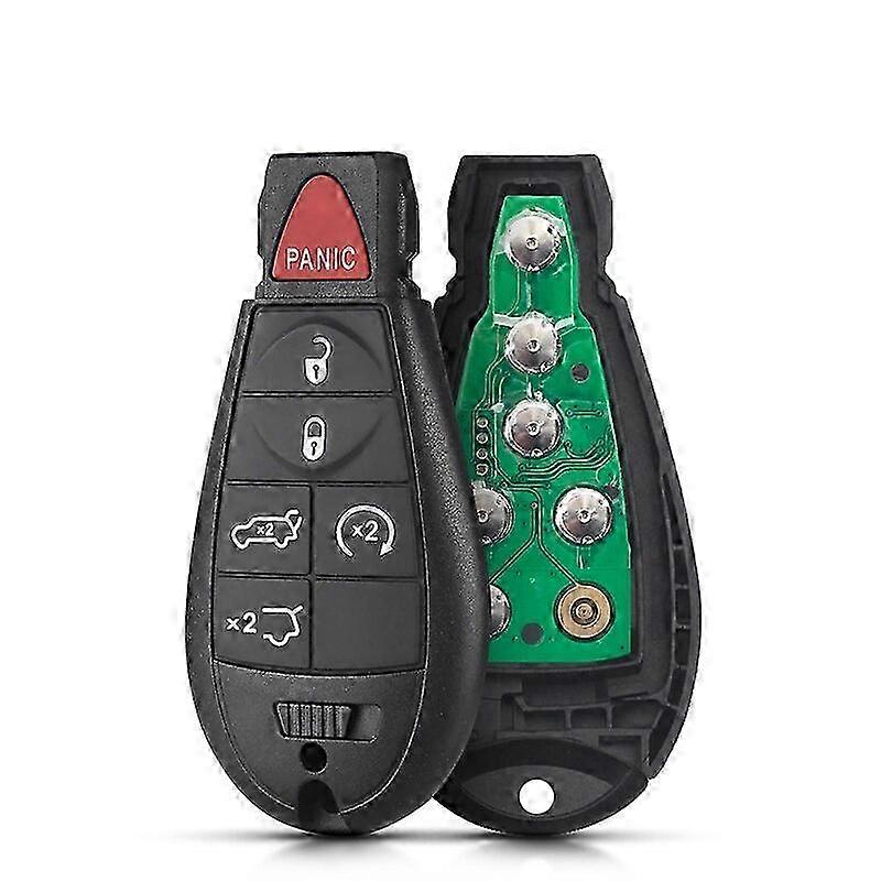 Remote Car Key For Dodge Grand Caravan Journey 2008 2009 2010 2011 2012 2013 2014 M3N5WY783X 433Mhz ID46 Chip 5 Button Key Blanks 26s