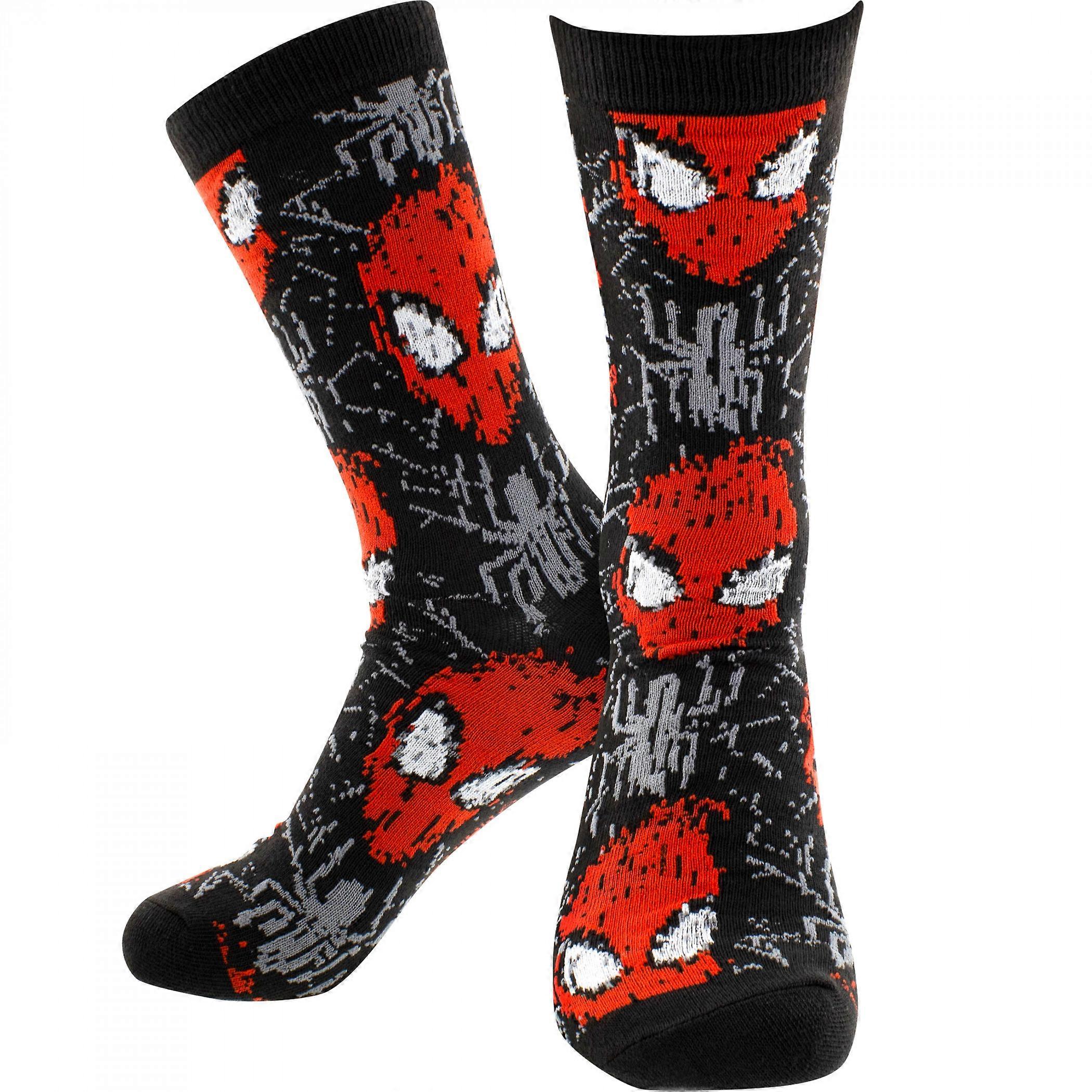 Spider-Man Masks and Spiders Crew Socks