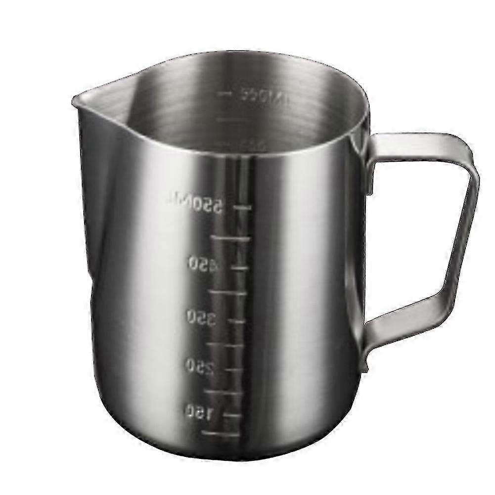 Stainless Steel Coffee Cup with 350/600/1000ml Frothing Pitcher and Scale Q for Coffee Lovers