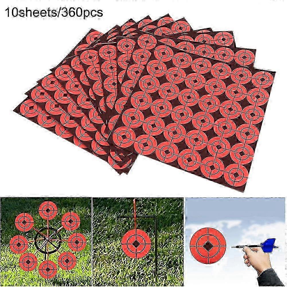 360 Reactive Shooting Target Stickers,2.5cm Adhesive Patches miao8