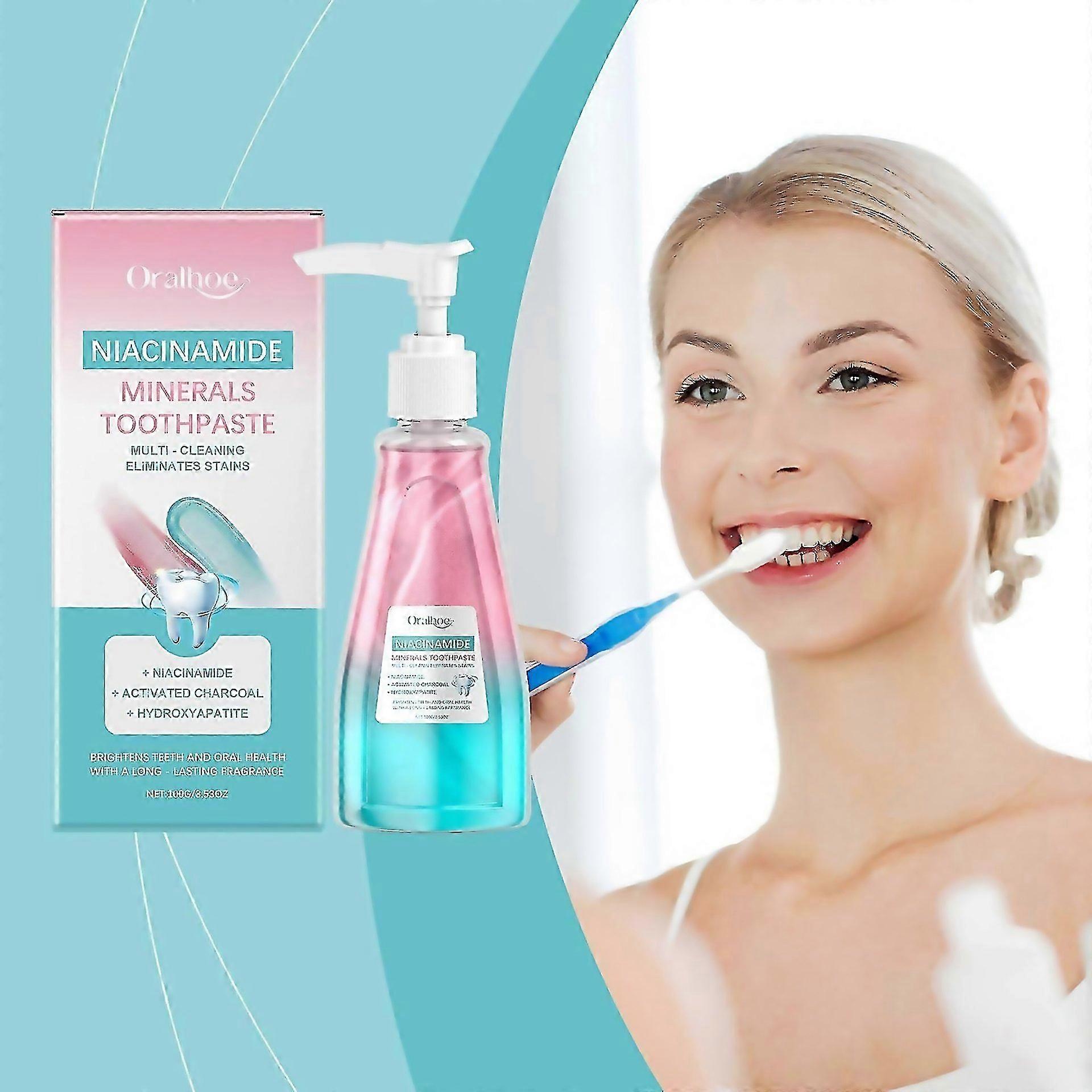 For Nicotinamide Dazzle Toothpaste Dazzling Whitening Toothpaste Fresh Breath Teeth Stain Removal To