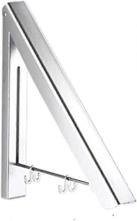 Retractable Clothes Rack - Wall Mounted Folding Clothes Hanger Drying Rack for