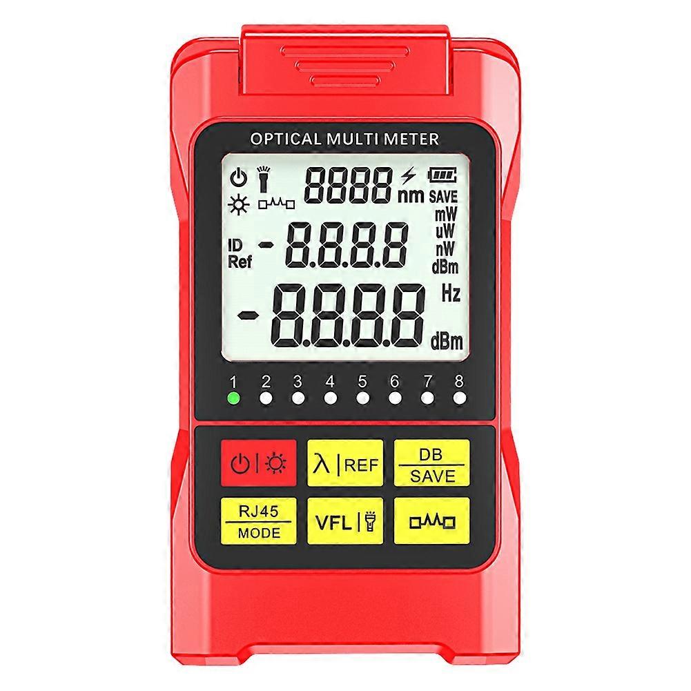 Fiber Optic Optical Power Meter 15mW RJ45 Tester+Wire Tracker -70-+10dbm Optical Multimeter Network Attenuation Tester