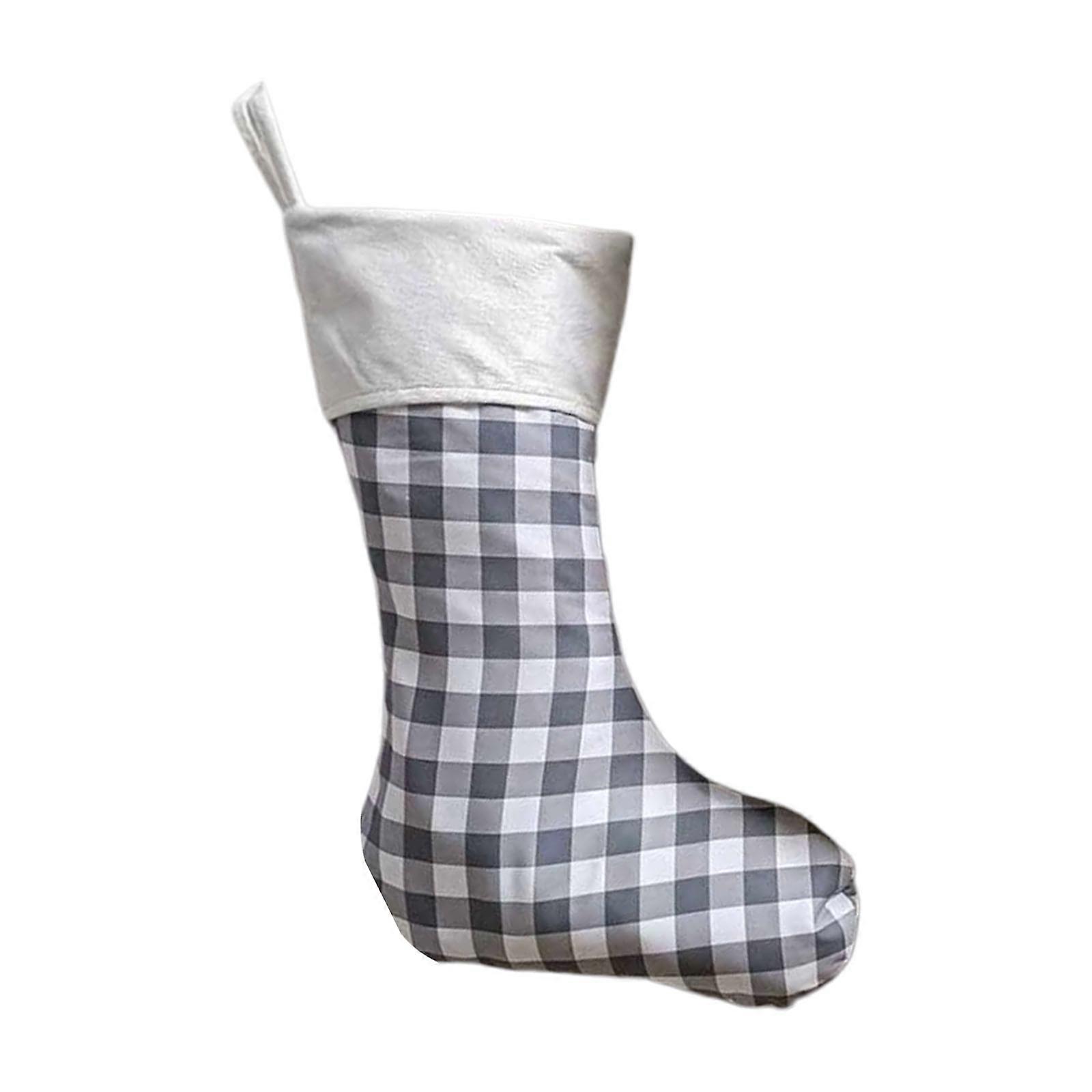 Dayanıklı Noel Çorabı, Ağaç Süsü İçin, Büyük Kapasiteli Tatil Hediye Çantası, Güçlendirilmiş Askılı, Kullanımı Kolay Polyester Kumaş, Çok Renkli