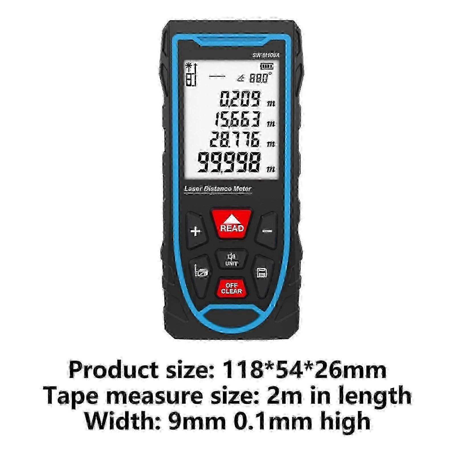 High Precise Lasers Distance Meter Lasers  Measure with MultiFunction Measurement Capabilities Rechargeable Lasers Meter hwy