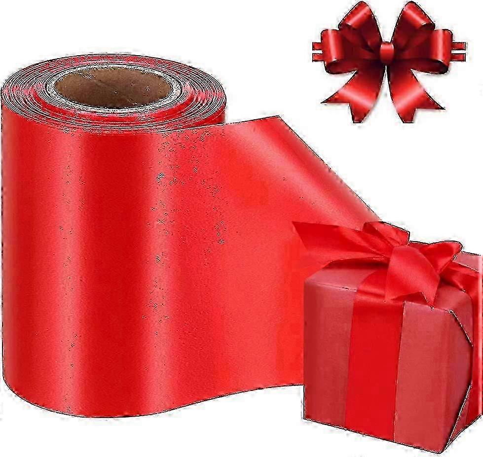 Red Ribbon for Gift Wrapping(10cm 22m)