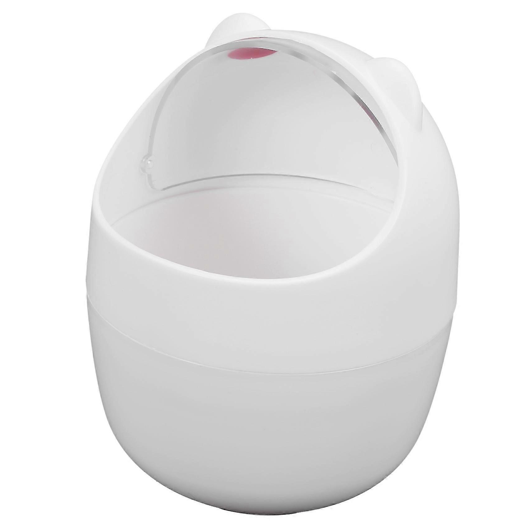 Mini Waste Bin Desktop Garbage Basket Cleaning Barrel Creative Small Desk Organizer Storage Dustbin