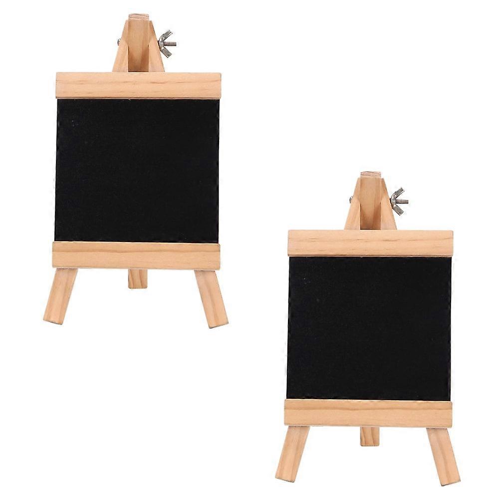 2Pcs Multi-function Message Board Desktop Chalk Board Household Chalkboard Home Accessory