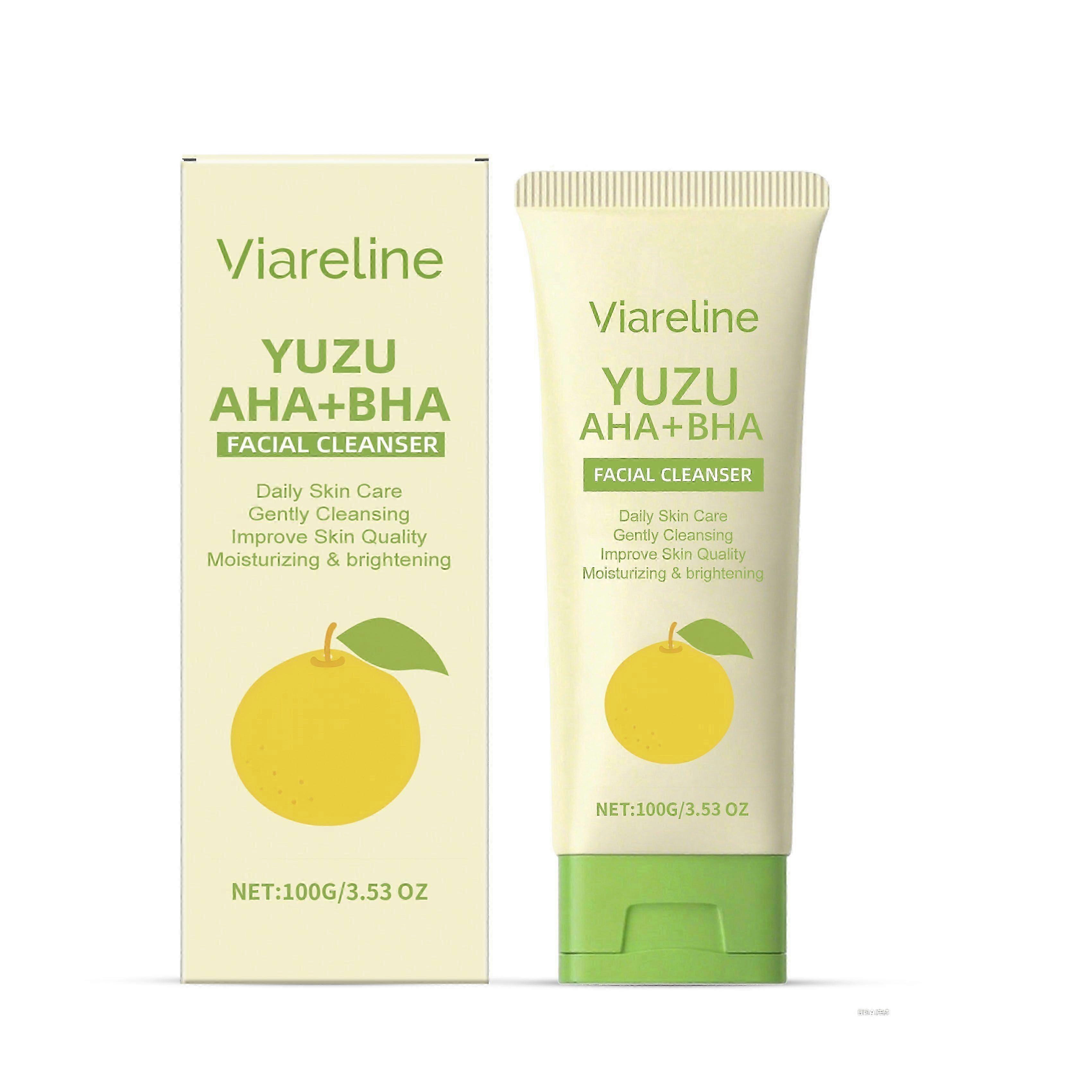 Viareline Citrus Foam Facial Cleanser Is A Gentle, Non-Tight, Refreshing And Oil-Control Facial Cleanser With A Light Fragrance
