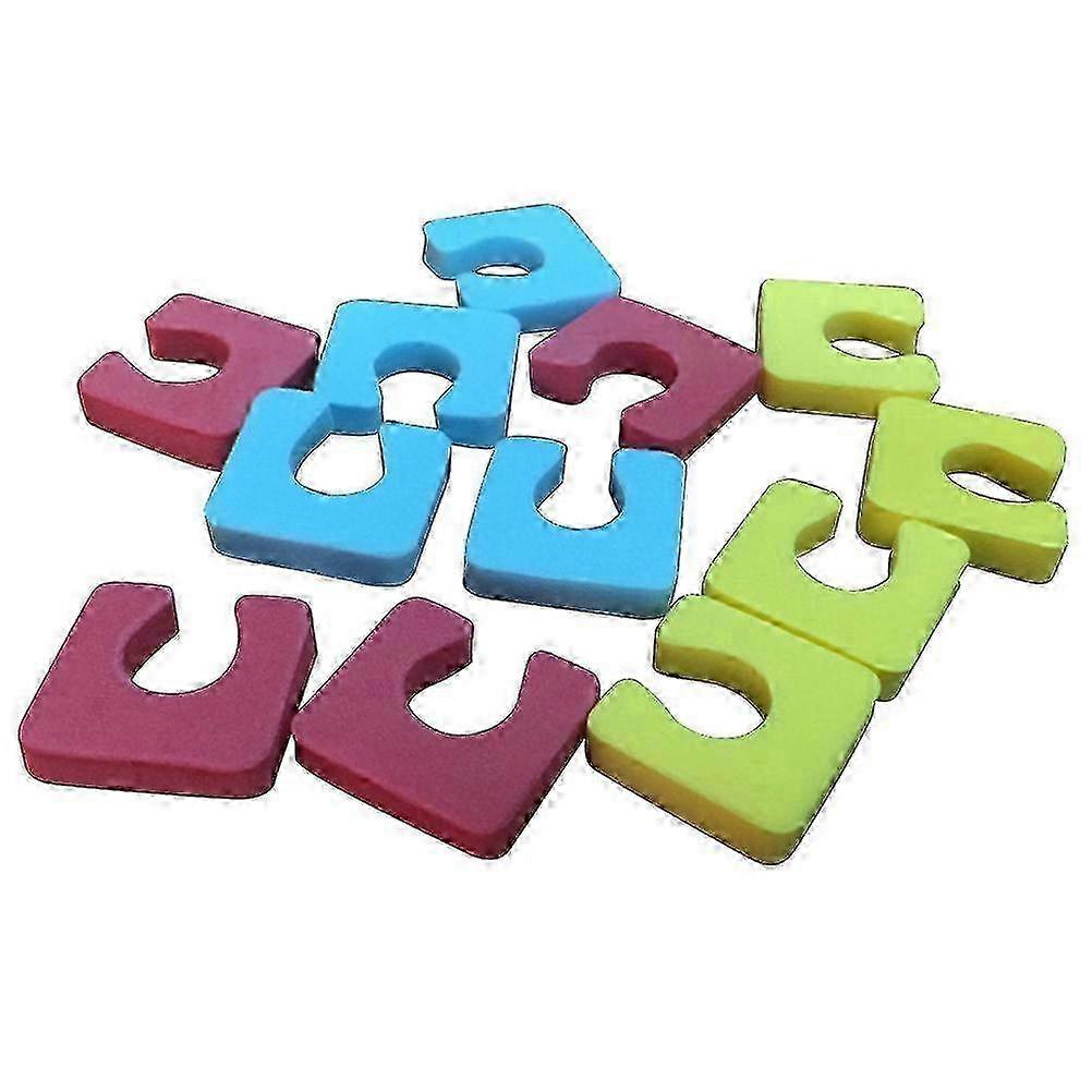 144pcs Toe Separators Toe Divider Sponge Finger Toe Spacers for Manicure Nail Art (Random Color)