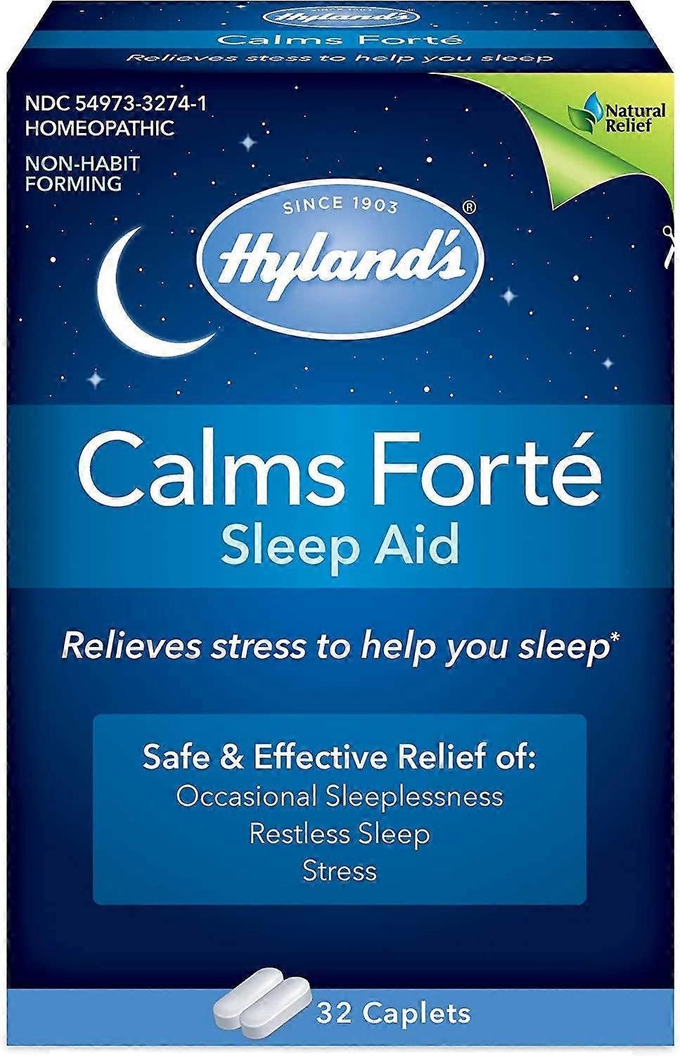 Hyland's Calms Forte Sleep Aid, Caplets, 32 Ea