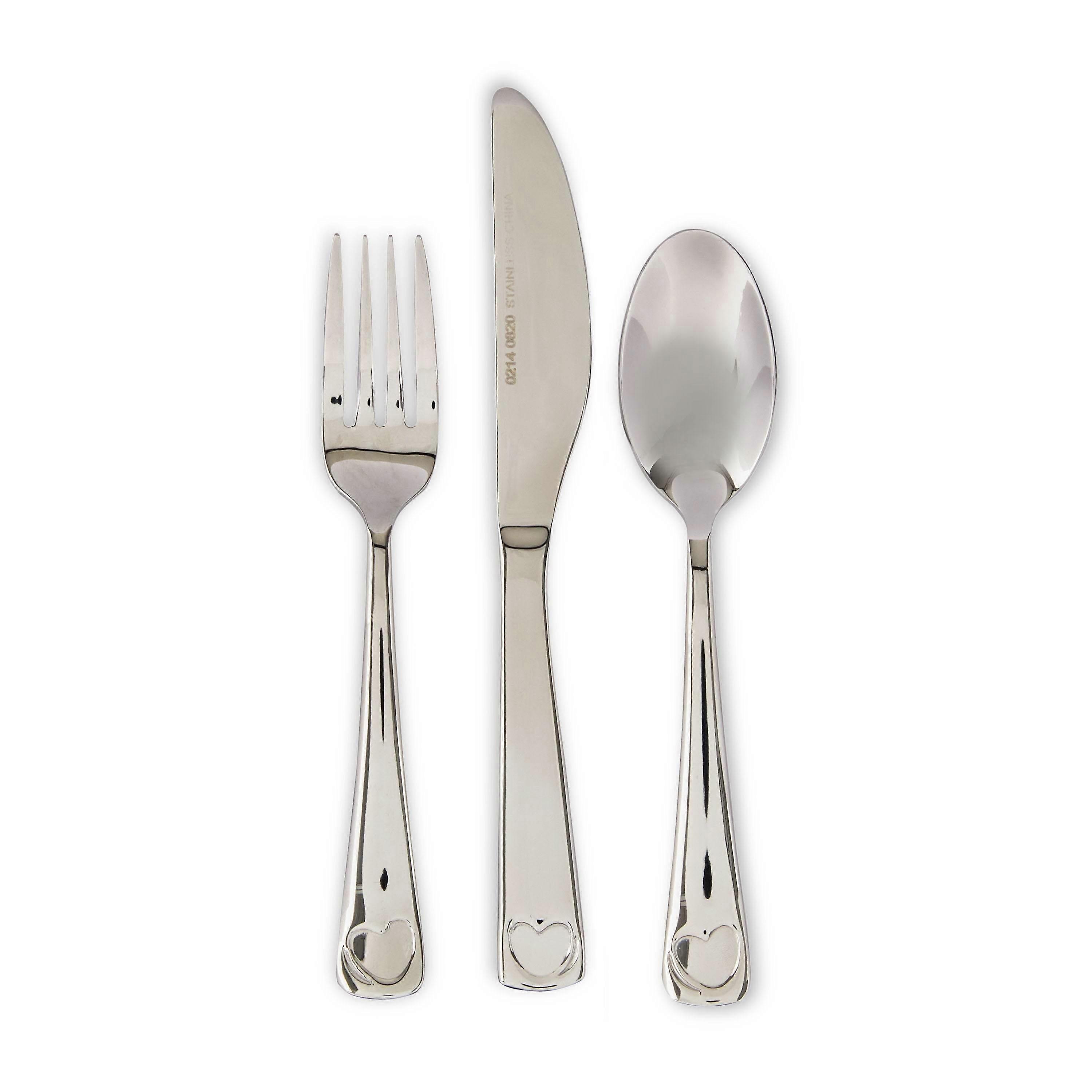 Parent's Choice Premium Stainless Steel Toddler Flatware Piece Set, 3 Ea