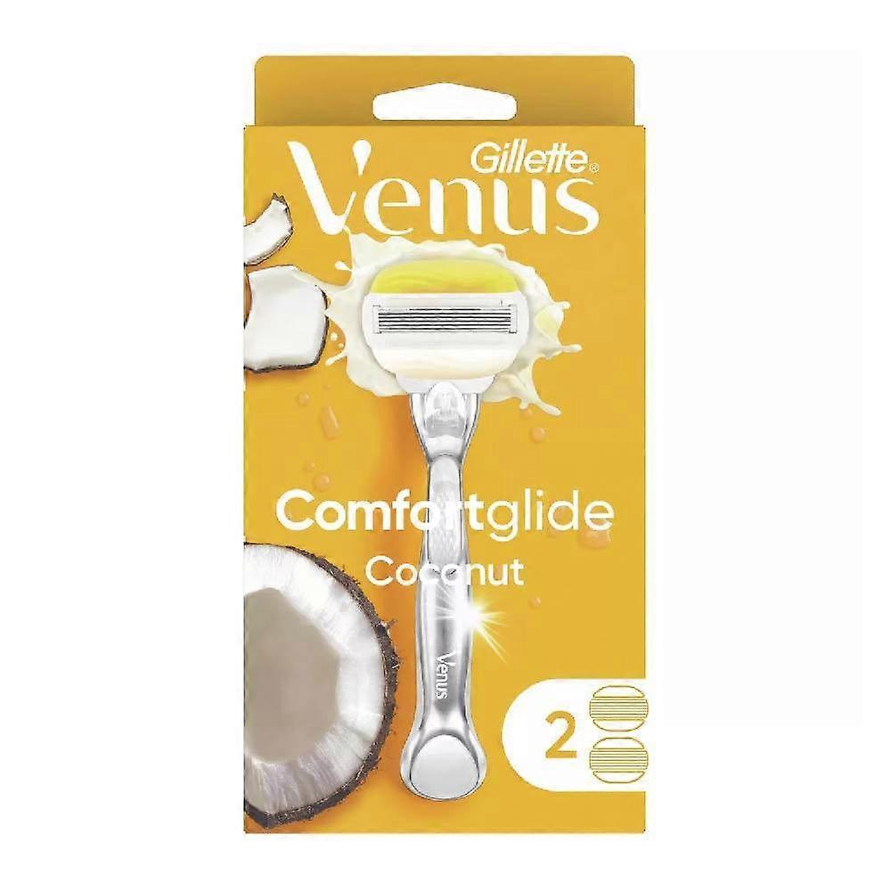 Venus Comfortglide με Olay Γυναικεία, Καρύδα, Ξυράφι + 2 Ανταλλακτικά Ξυραφιών