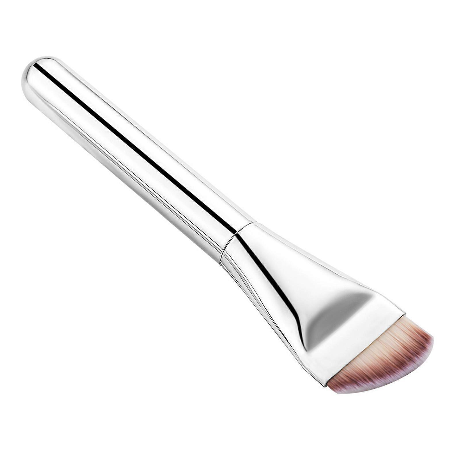 Flat Cosmetic Brush Stylish Makeup Brush Easy Application With Soft Synthetic Fiber Suitable for Makeup Enthusiasts Multicolor