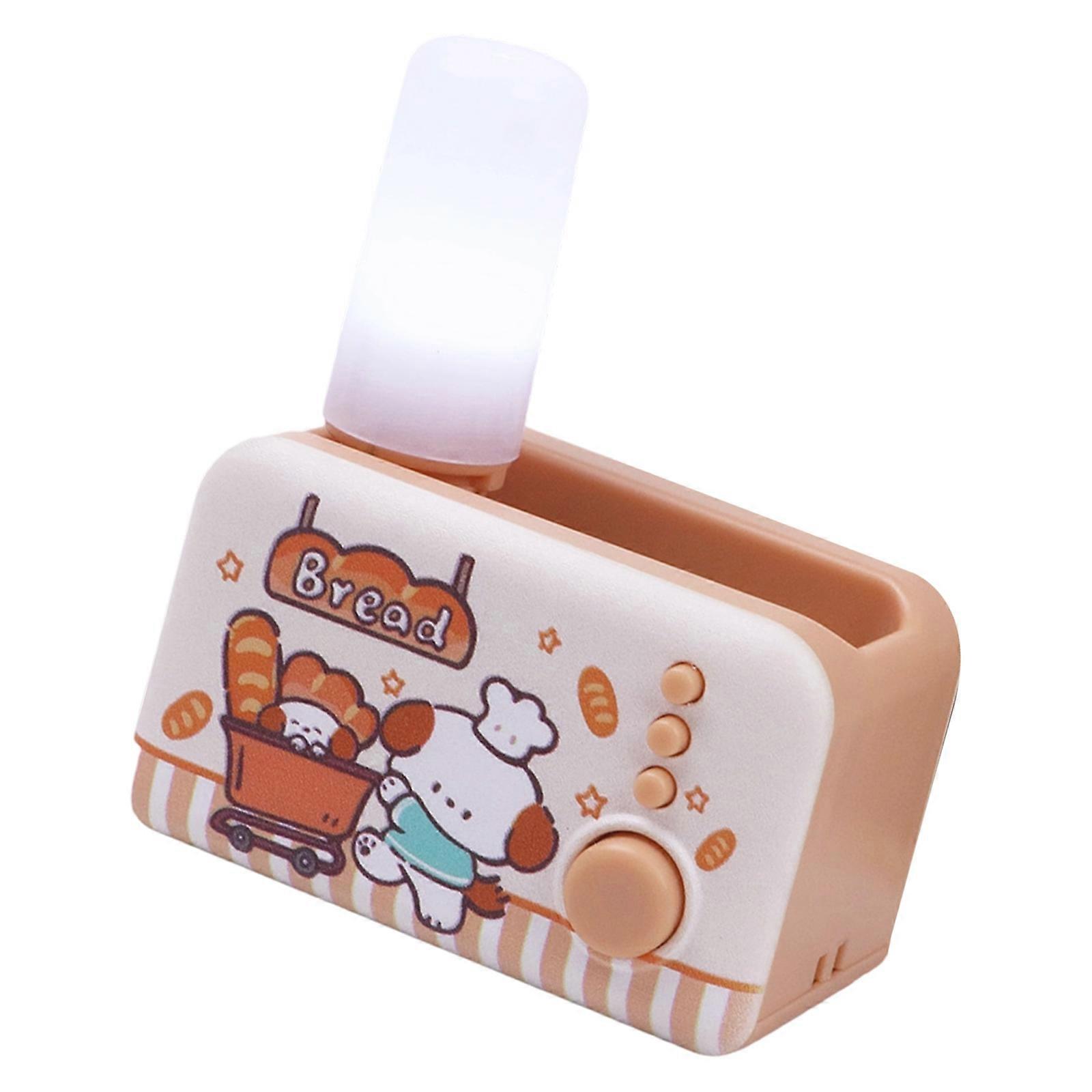 LED Glows Keychain With Fidgets Button For Nighttime Convenience And Stress Relief Plastic Design Glowing Keyring Charm  Yellow