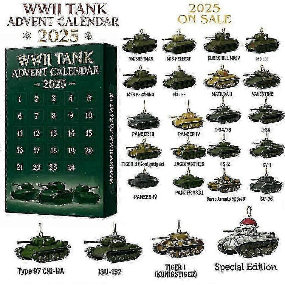 2025 New Acrylic Christmas Countdown Advent Calendar Blind Box