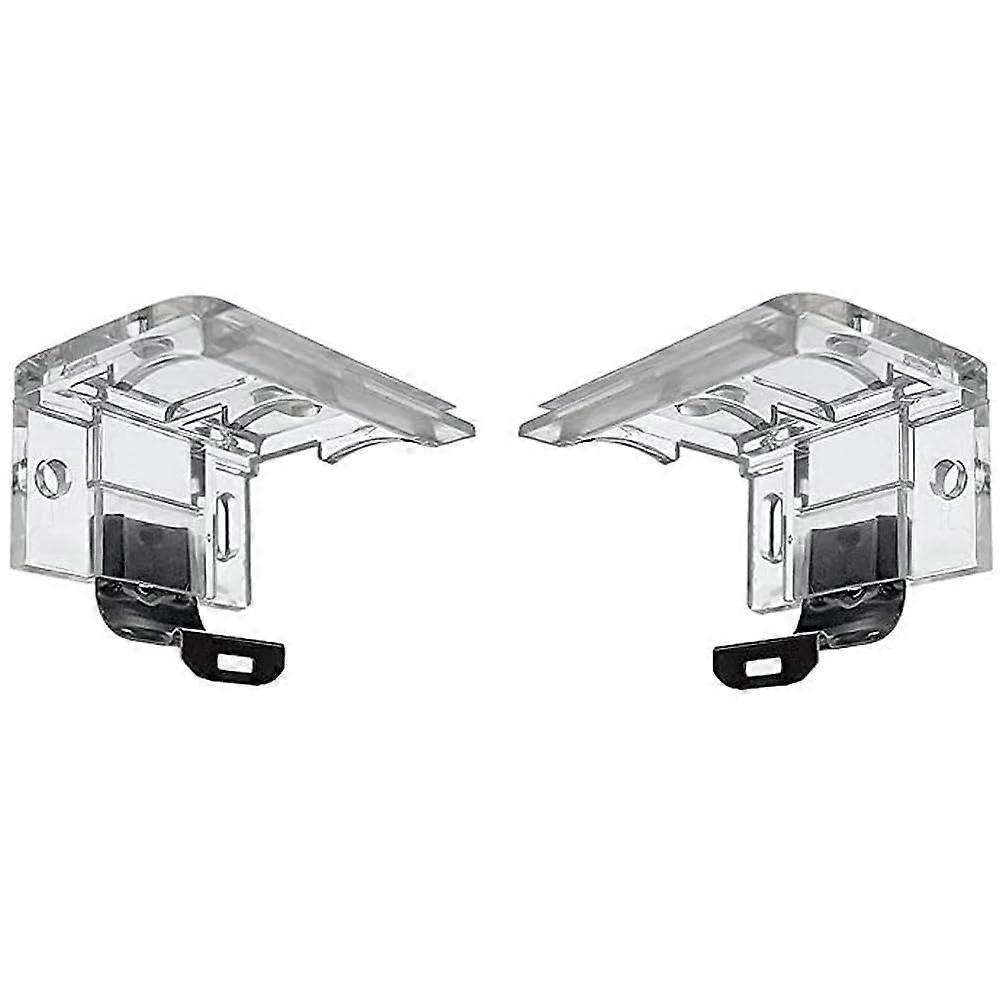 2 Pack 25mm Cordless Shade Brackets for PVC Honeycomb Cellular and Pleated Window Blinds