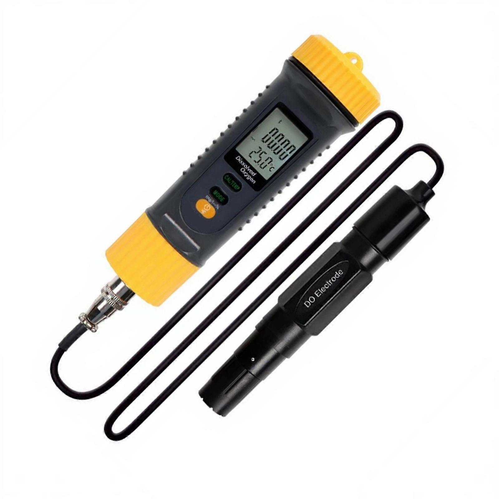 Multifunctional Water Quality Analyzers Dissolved Oxygen Meter Temperature Compensation Aquaculture Environmental Monitor Multicolor