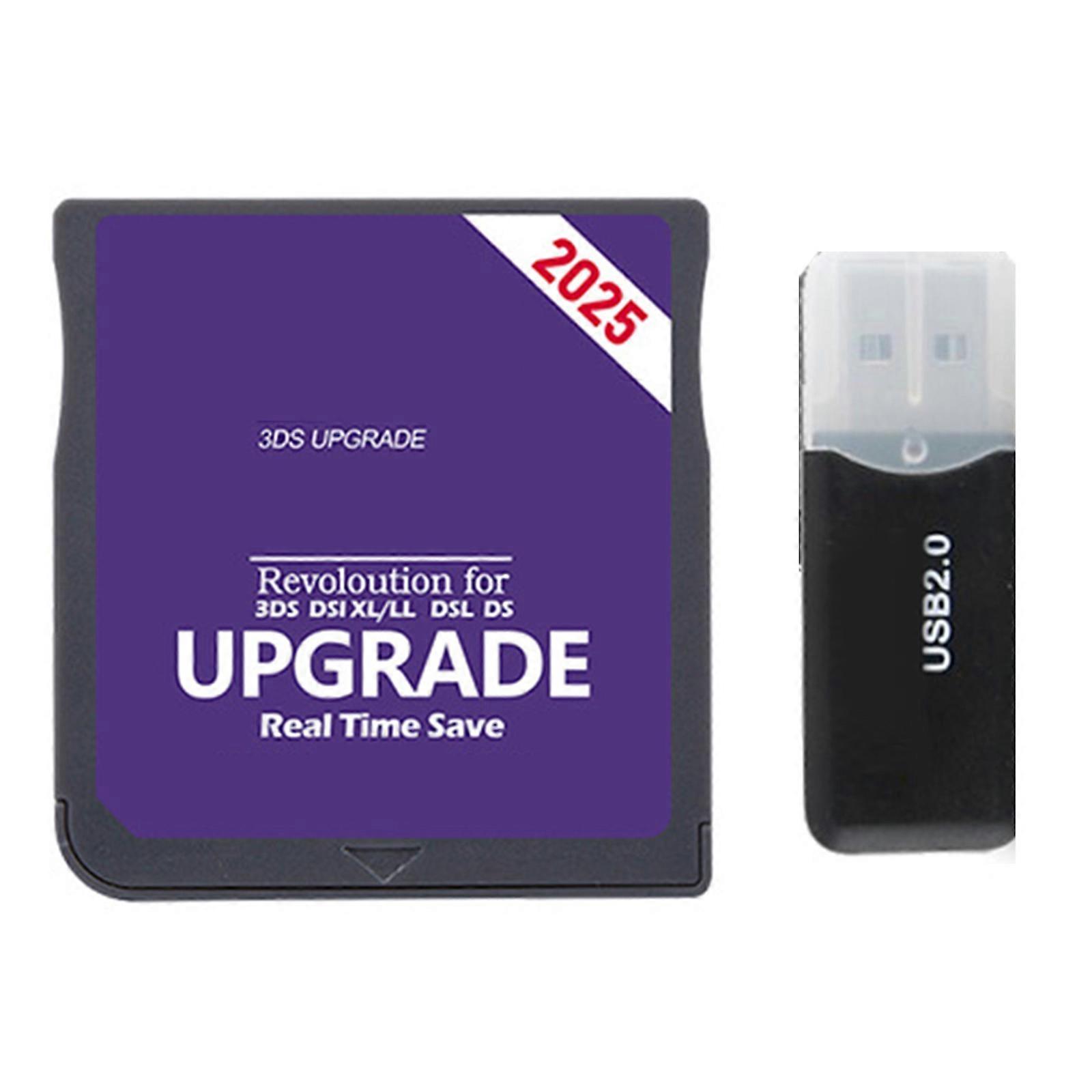 Ultimates Game Storage Solution R4i Card Accessories For Gaming Card Cartridge With 2025 Cheat Database And DIYer Themes  purple card