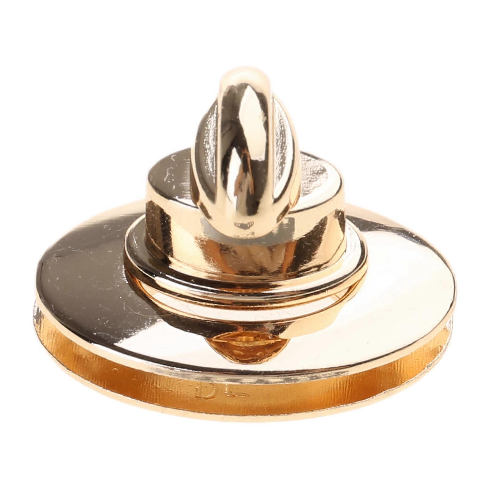Metal Oval Shape Clasp Turn Lock Twist Locks for DIY Handbag Bag Purse Hardware  Gold