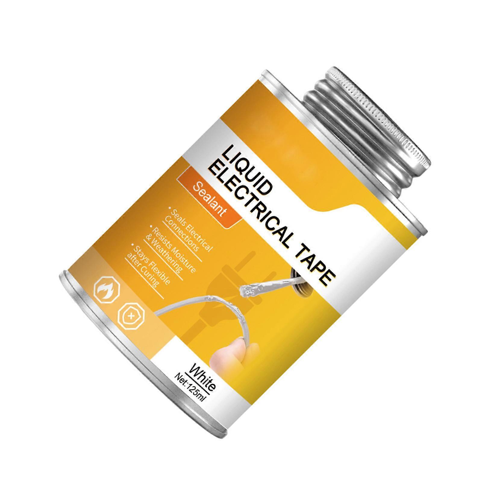 Wire Insulation Coating 125ml Liquid Easy Application Liquid Wire Insulator Versatile Electrical Sealant Strong Adhesion  White