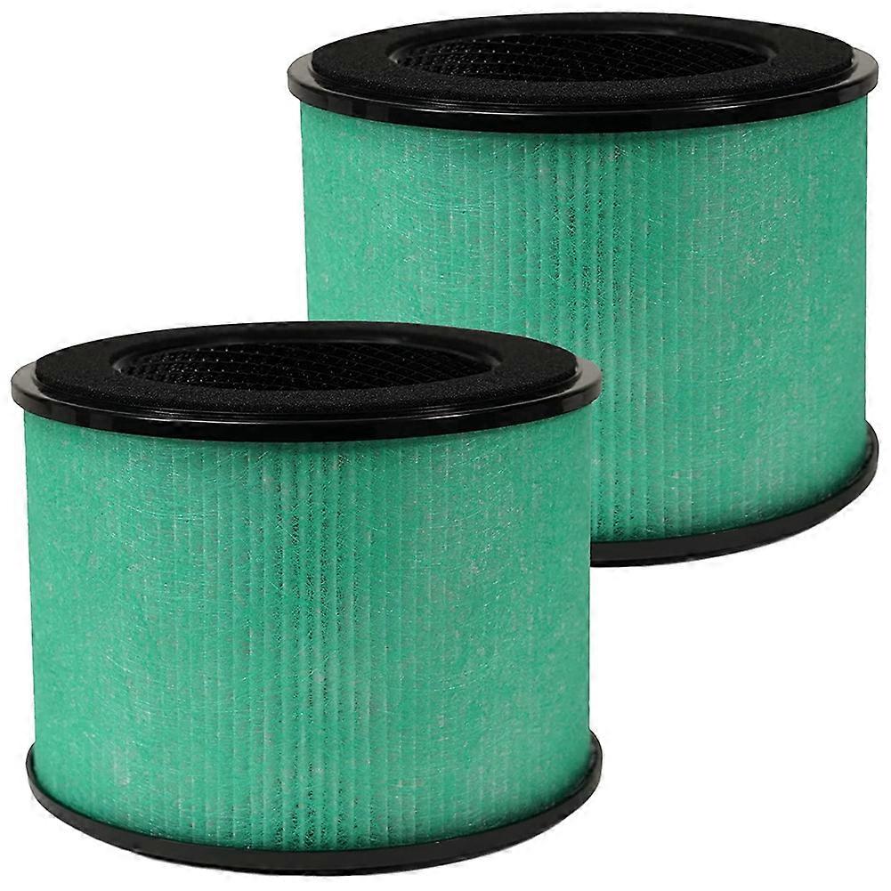 2Pcs BS-08 3-In-1 True HEPA Replacement Filter H13 Grade Compatible for PARTU BS-08 HEPA Air Purifier