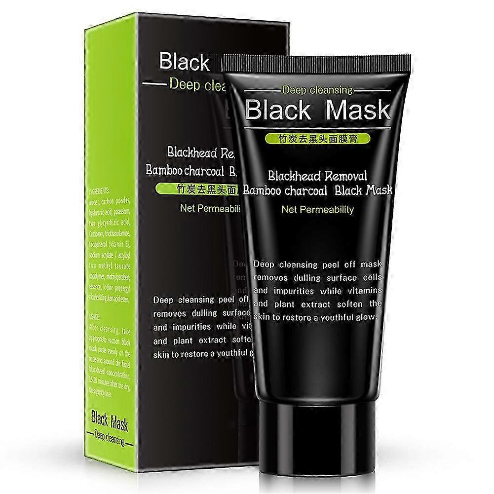 Deep Cleansing Peel-Off Black Purifying Face Mask Charcoal Blackhead Remover Mud