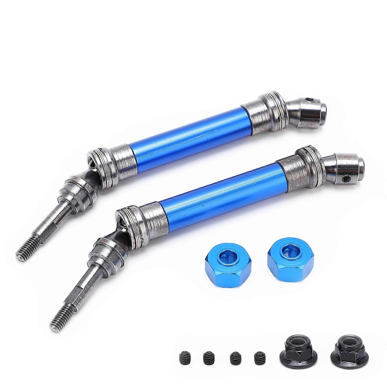Detachable Front Drive Shaft Assembly for Traxxas Slash Rustler Vxl 4x4 4wd 1/10 RC CarBlue