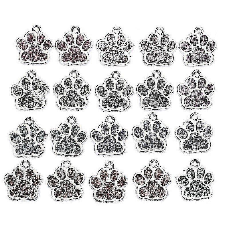 20pcs Diy Tags For Dog f74