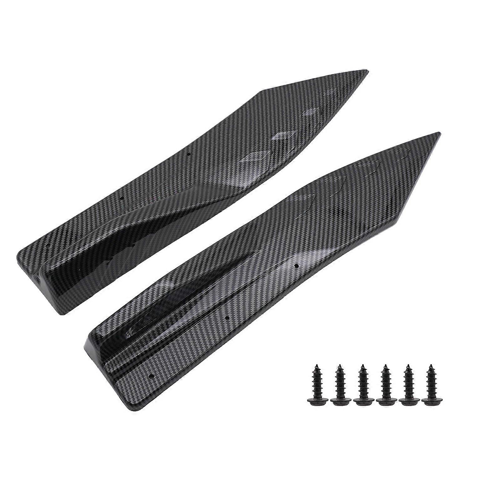 Upgrades Rear Bumper Corner Protector Side Skirts Side Protection Wing Pair for Car Modification & Collision Protections Multicolor