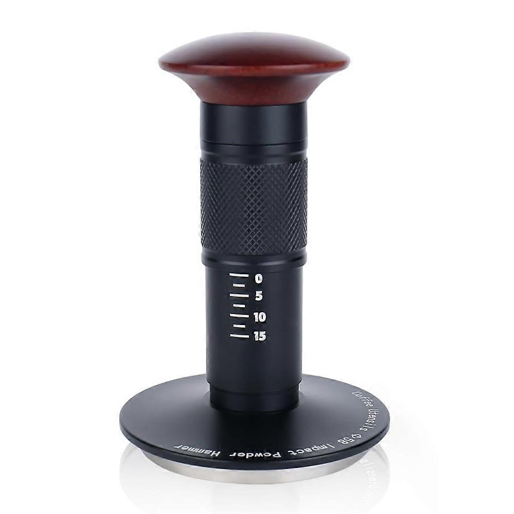 Espresso Tamper with Sound Feedback, Impact Coffee Tamper, Calibrated Espresso Hand Tamper Fit for Portafilters 53mm