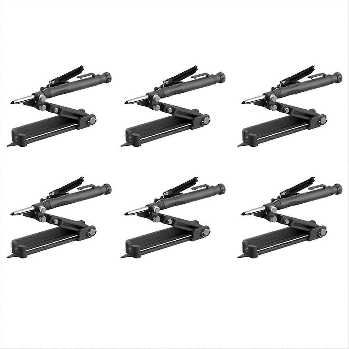 6X Multi-Function Scribing Tool Aluminum Alloy Compass Angle Adjustable Tiling Paving Stud Walls Woo