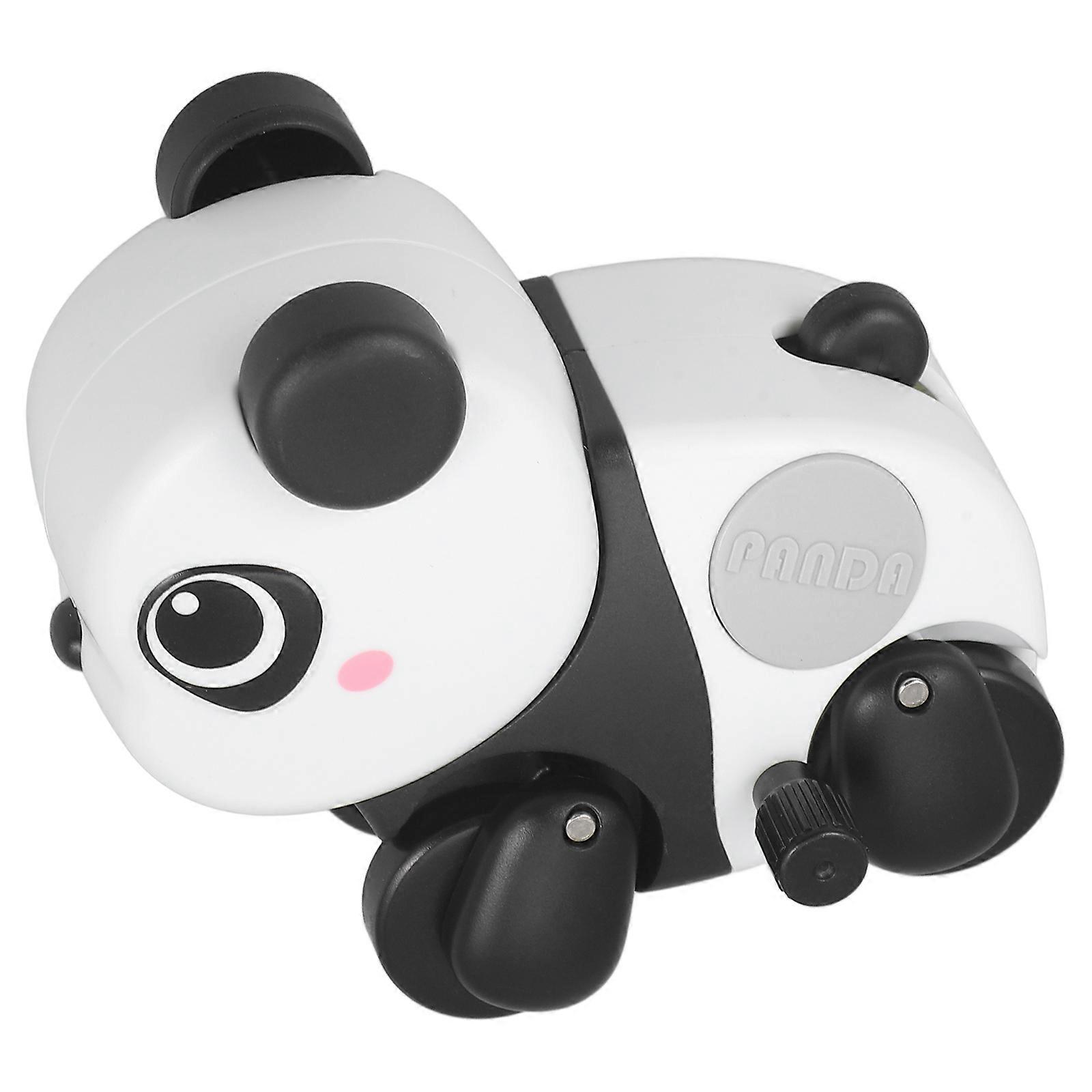 Animal Wind Up Toy For Children's Educational Play With Black ABS Material And Clockwork Mechanism In Compact 7.50X7.00X5.50CM Size