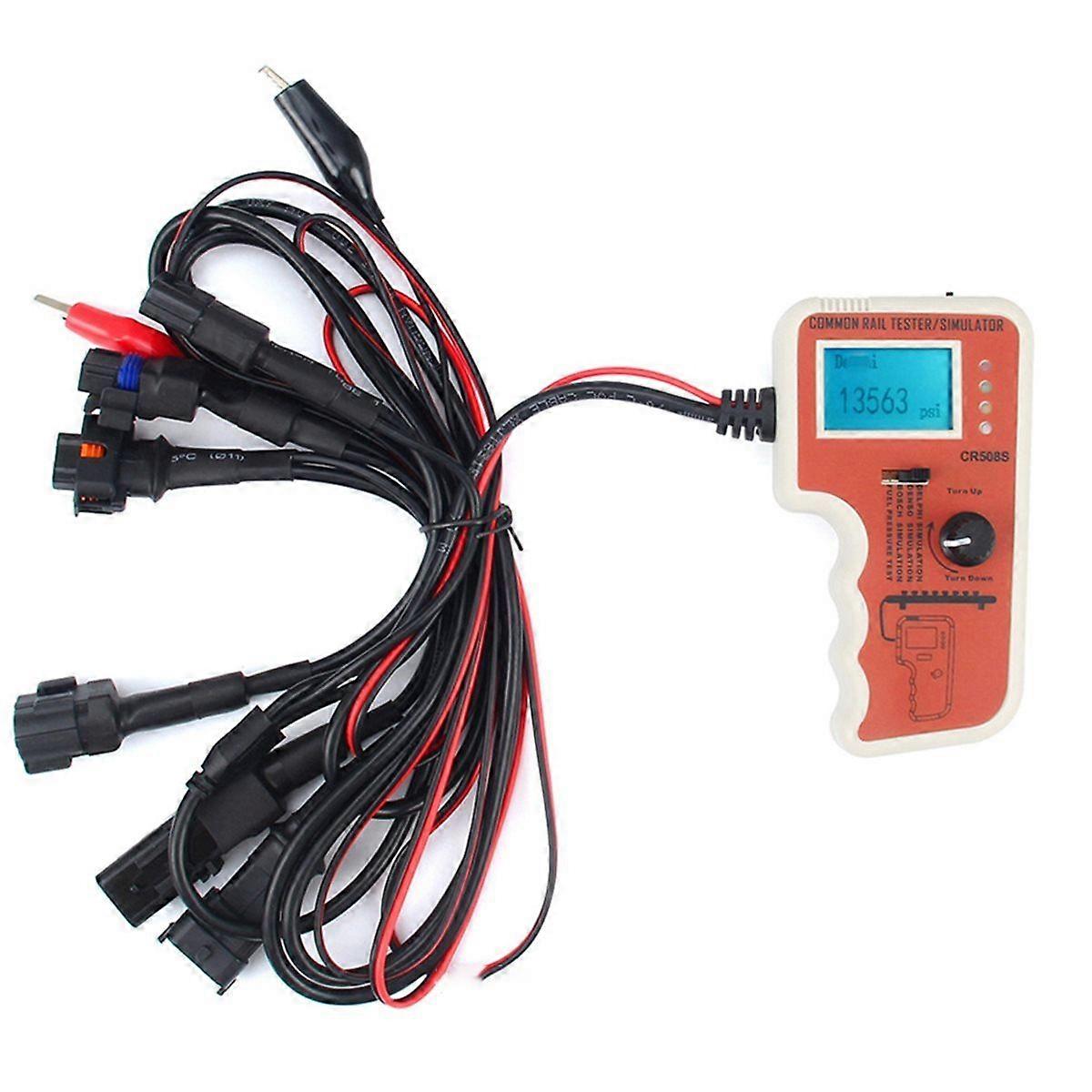 CR508S Digital Common Rail Pressure Tester & Simulator Advanced Diagnostic Tool for High-Pressure Pu