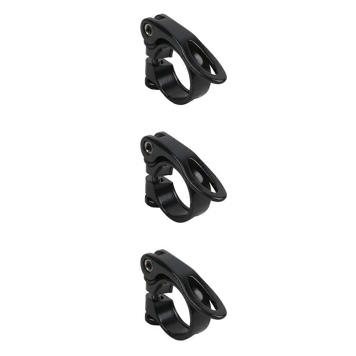 3 Pack Seatpost Clamp Aluminum Alloy Quick Release