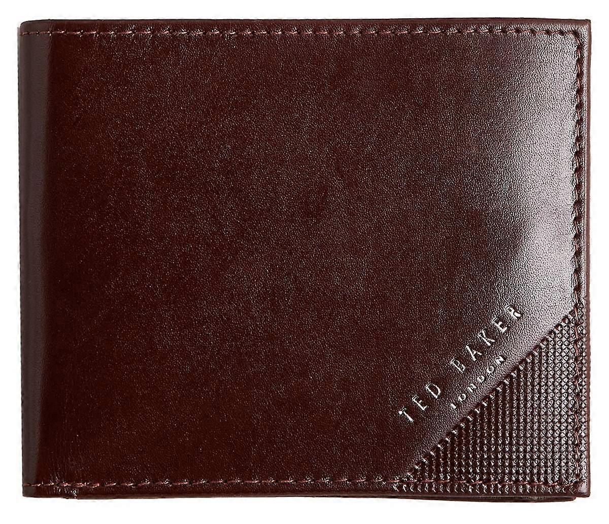 Ted Baker Prugs Metal Corner Bifold Wallet - Brown