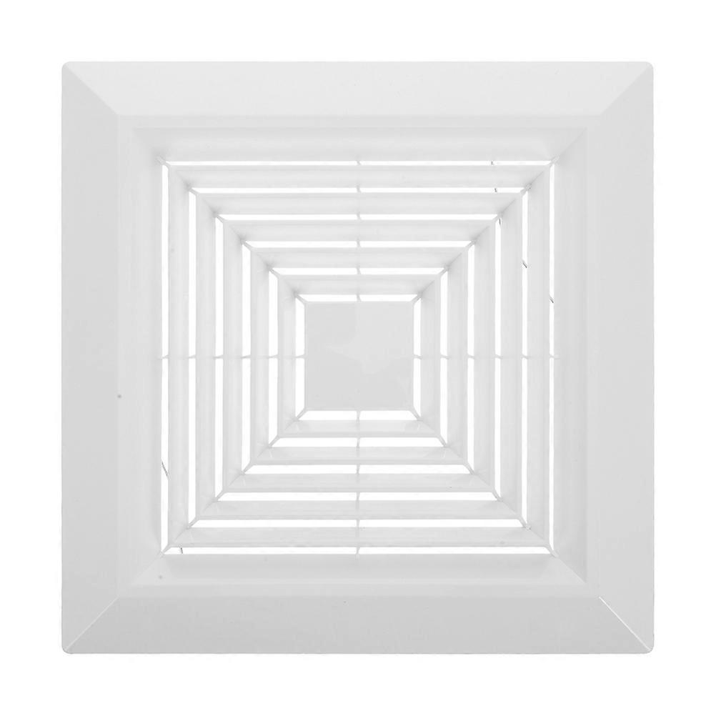 Minimalist Square Ceiling Air Diffuser For Bathroom Use 27x27 Cm Efficient Ventilation Feature With Spring 1Set