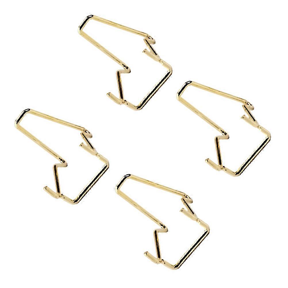 Golden Iron Crystal Model Display Racks for Display Use 4Pcs