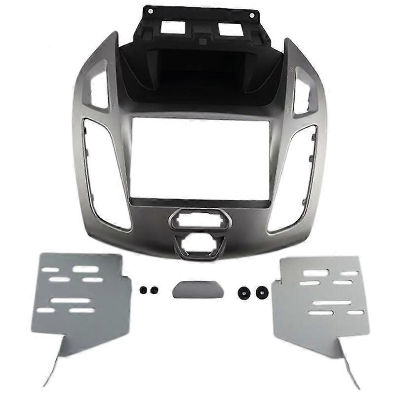 2 Din Fascia Radio Panel DVD Frame Install Kit for Transit 14-15