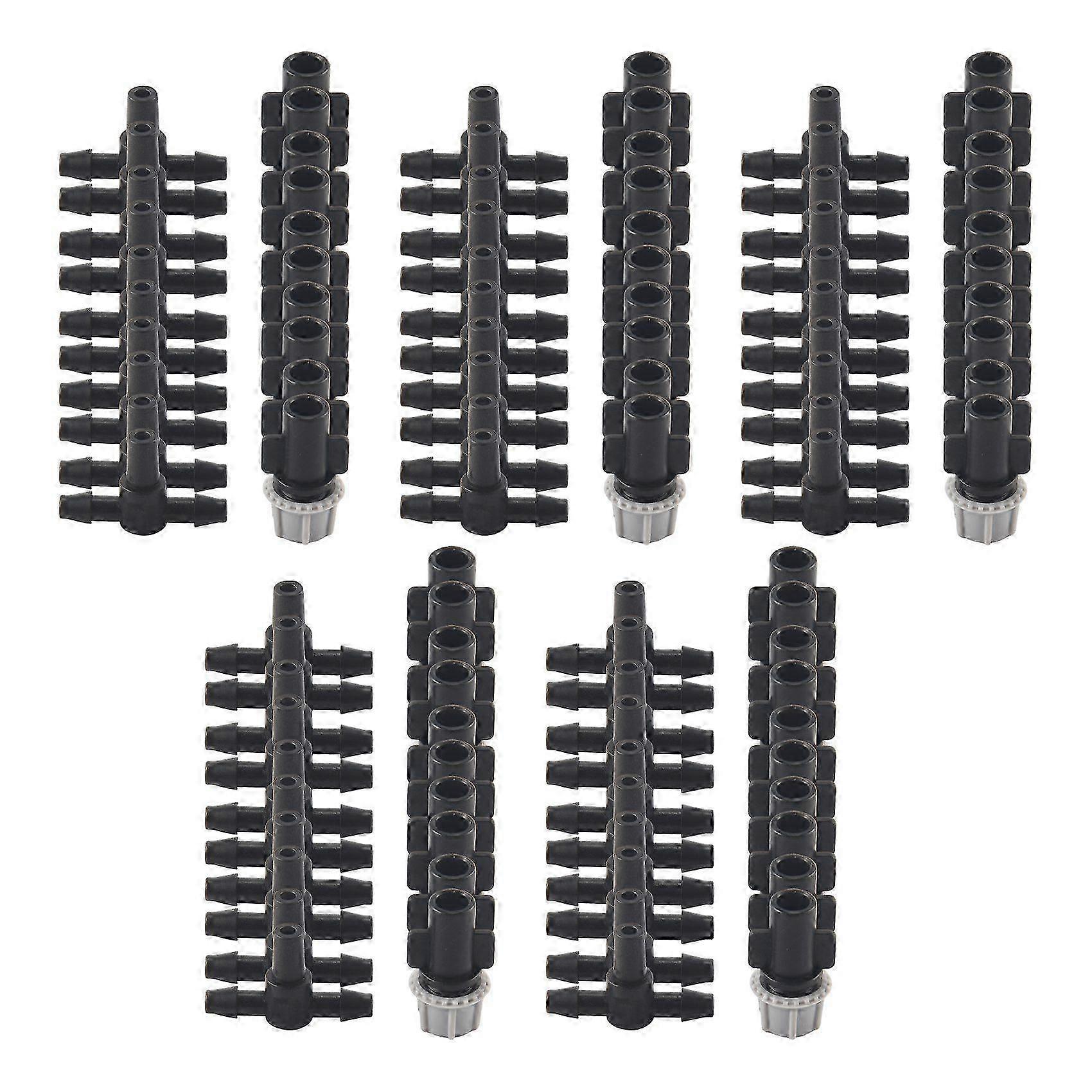 100Pcs(50 Pairs)Garden Irrigation Kit Adjustable Atomization Dripper Atomization Connection Tee Joi Edition 1128