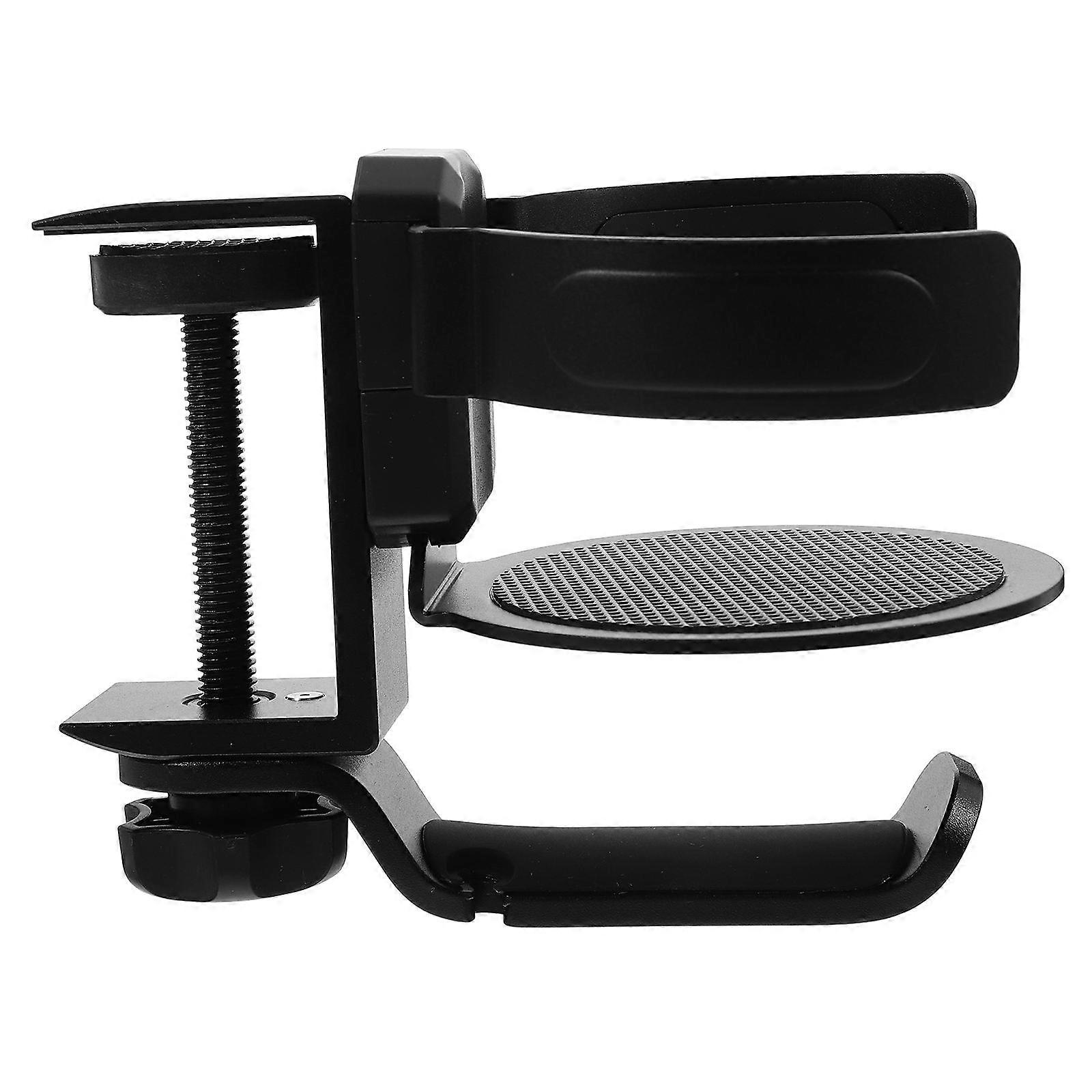 Support de bureau pour casque audio et porte-gobelet, idéal pour une utilisation à domicile