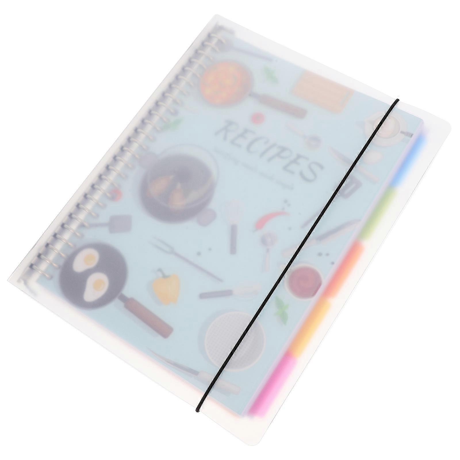 Recipe Planning Book For Cooking Sessions With Rectangular Shape Multi Color 1Set Meal Planning Accessory
