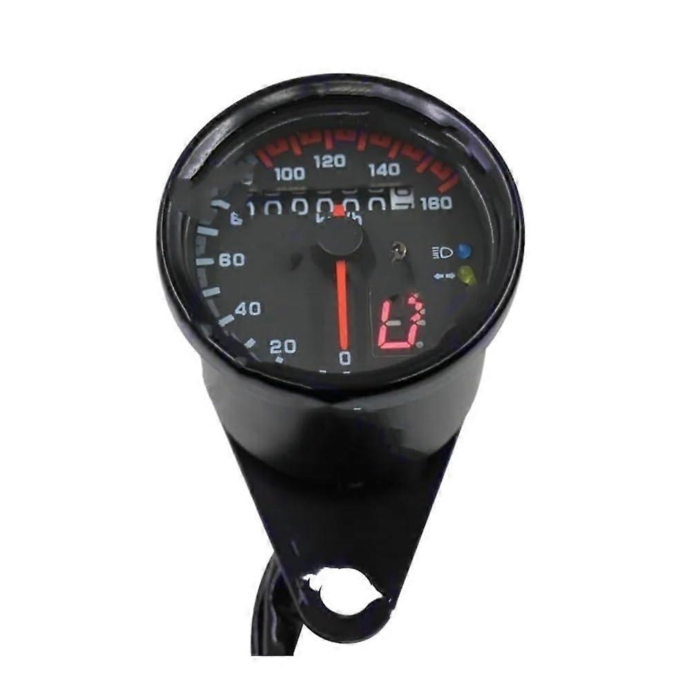 Motorcycle Speedometer Odometer Gauge with LED Backlight for Clear Night Visibility and Wide Compatibility