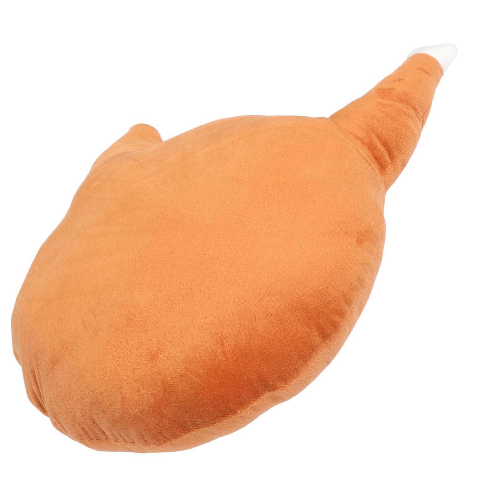 Funny Throw Pillows Simulation Food Pillow Turkey Leg Home Decoration Light Brown 47.50X34.00X10.00CM Decorative 1Pack