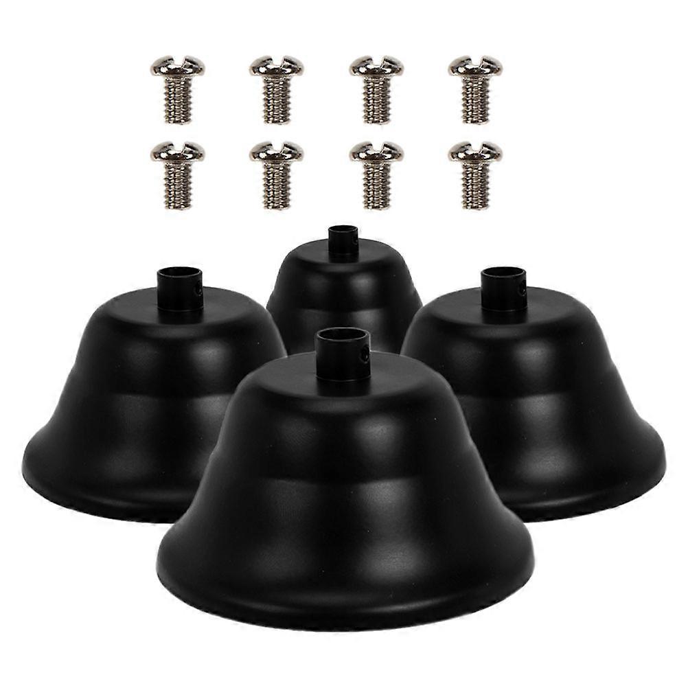 4pcs Light Mounting Kit Metal Canopy Plate Ceiling Light Accessory Lamp Base