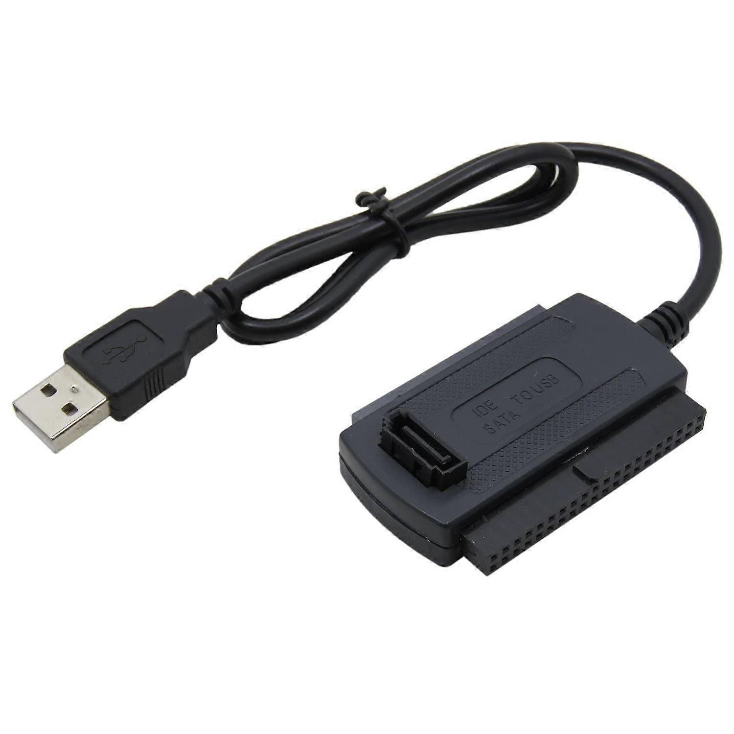 USB to SATA IDE Adapter Cable USB 2.0 Speed Plug and Play for 2.5 3.5 Inch HDD SSD